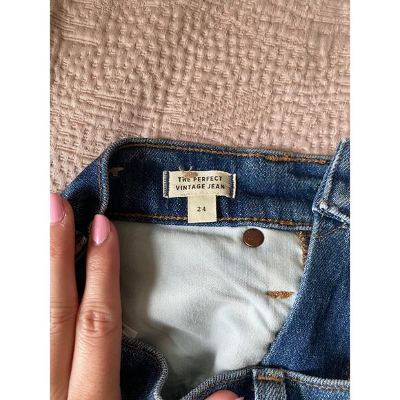 MADEWELL The Perfect Vintage Jeans in Decatur Wash Size 24 - Picture 9 of 12
